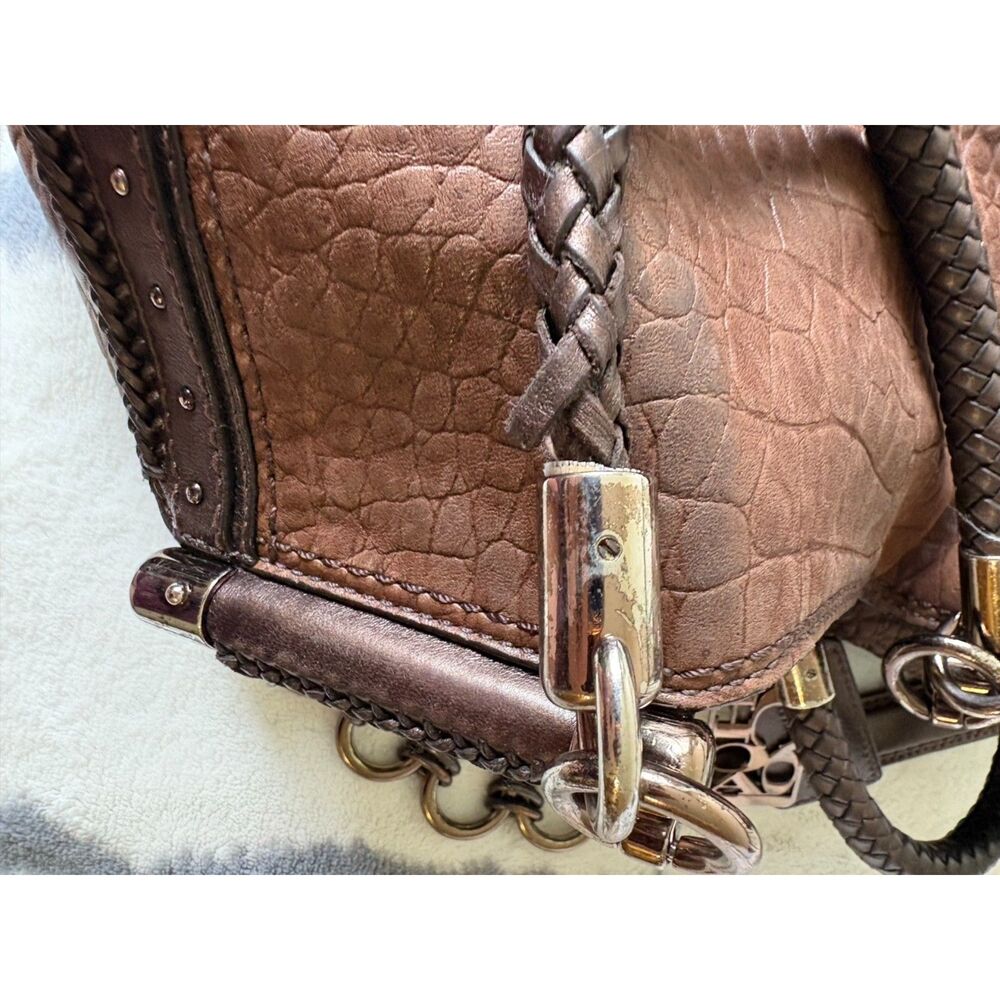 Coach 70th Anniversary Embossed Buffalo Caroline Dowel Satchel, Style #18661 - Picture 10 of 12